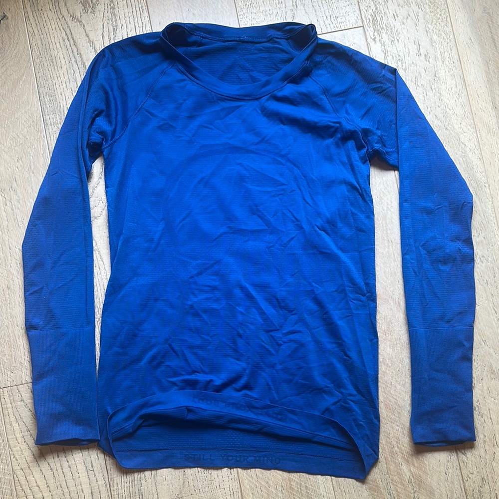 lululemon athletica Blue Long Sleeve Top